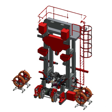 Hi Beam 3 in 1 Automatische Schweißmaschine H Strahlproduktionsleitungsbaugruppe -Gerademaschine